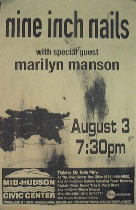 August 3, 1994 performance at Mid-Hudson Civic Center in Poughkeepsie, New York, USA.