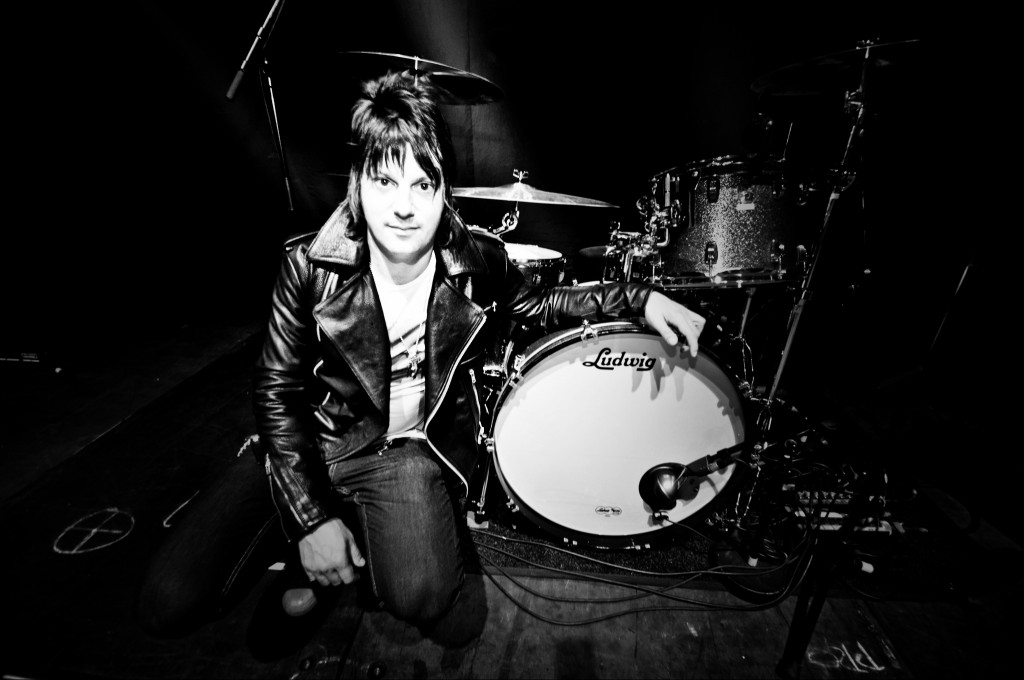 Jason Sutter and drums bw.jpg