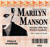 May 20, 1997 performance at Brixton Academy in London, United Kingdom.