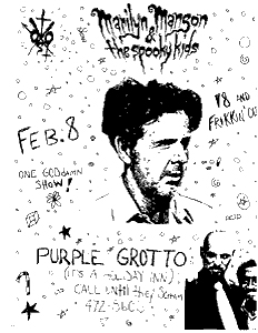 February 8, 1992 performance at The Purple Grotto in Sunrise, Florida, USA.