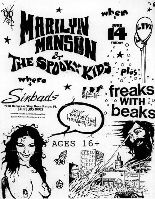 June 14, 1991 performance at Sinbads in Boca Raton, Florida, USA.