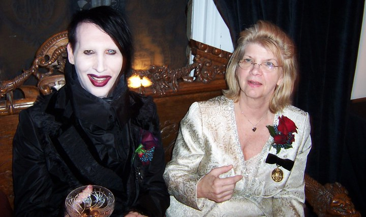 Marilyn Manson and Barbara Warner