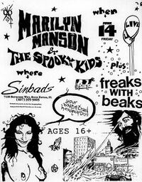 June 14, 1991 performance at Sinbads in Boca Raton, Florida.