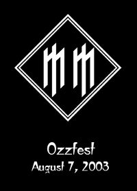 MM Ozzfest August 7, 2003 cover