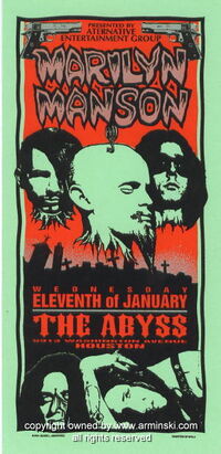 January 11, 1995 performance at Abyss in Houston, Texas, USA.